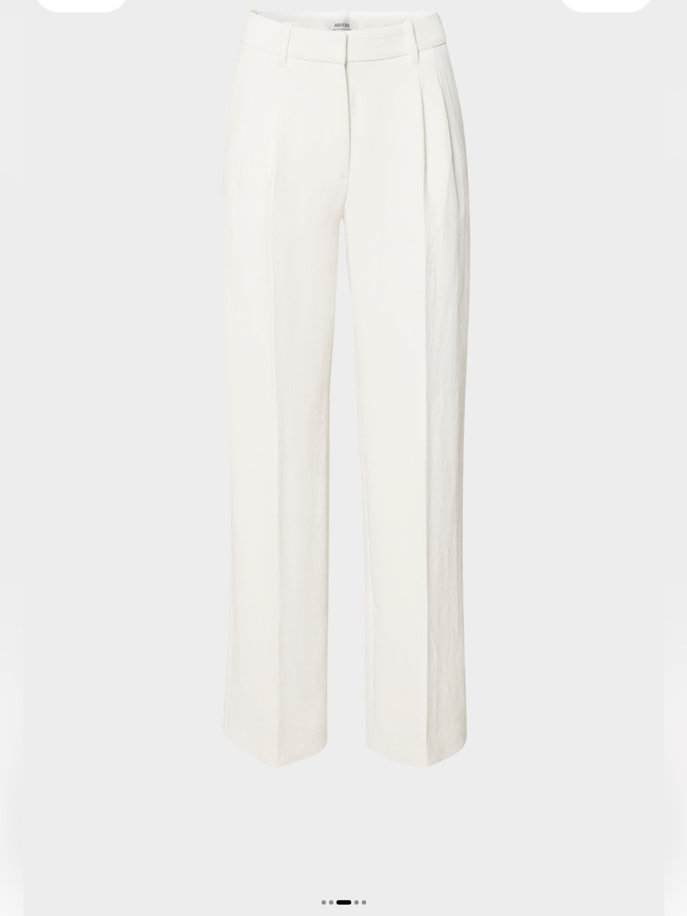 ARITZIA • The Effortless Pant - Crepette in White Birch